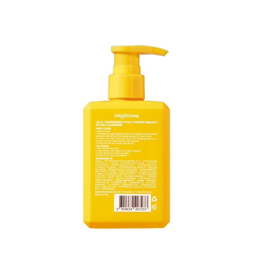 Jeju Tangerine Vita C Power Bright Glow Cleanser 80g