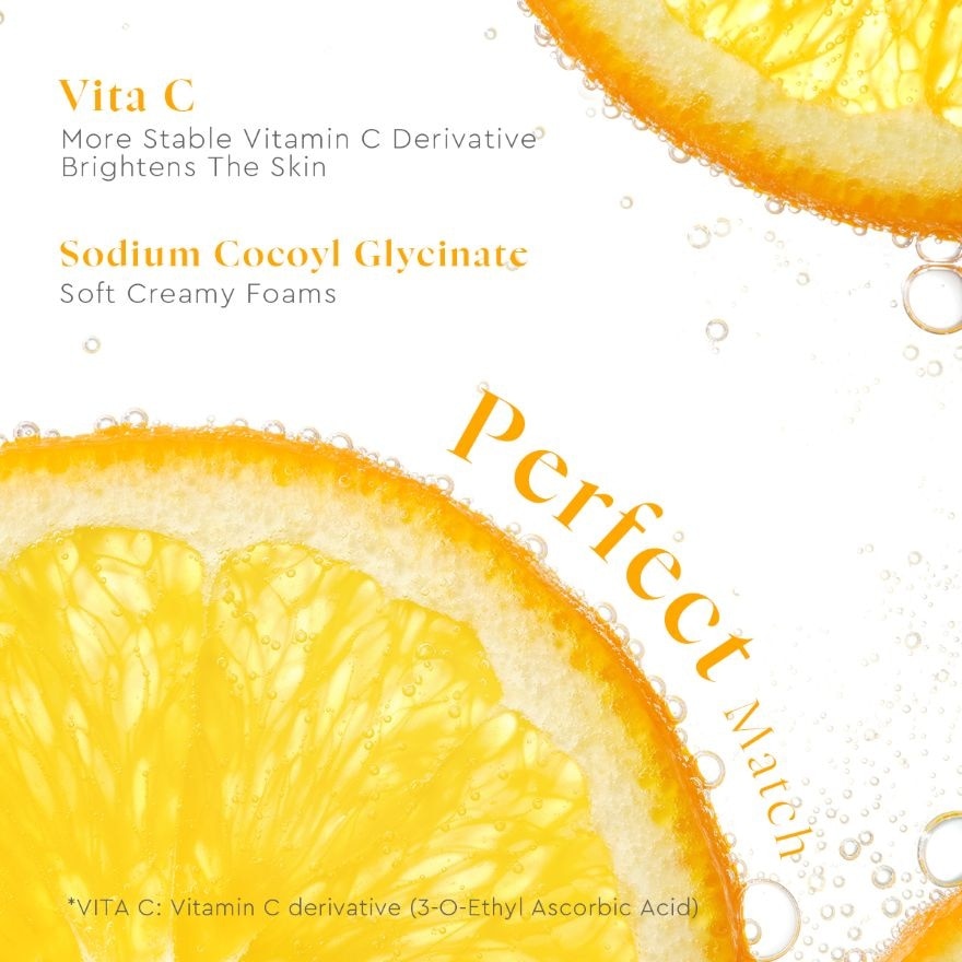 Tangerine Vita C Power Bright Glow Cleanser 80g