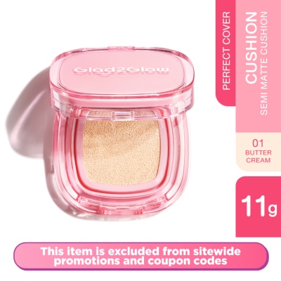 GLAD2GLOW Perfect Cover Cushion 01 Buttercream 11g