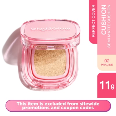 GLAD2GLOW Perfect Cover Cushion 02 Praline 11g