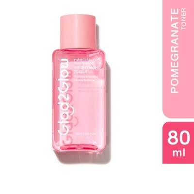 GLAD2GLOW Pomegranate Niacinamide Brightening Toner 80ml