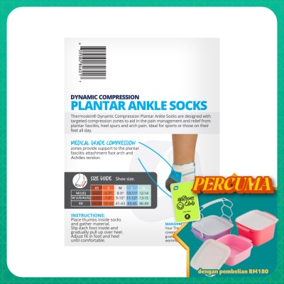 THERMOSKIN - Plantar FXT Compression Socks Size L