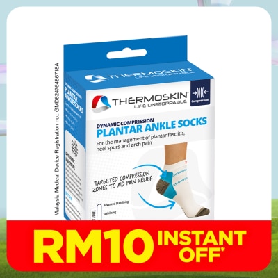 THERMOSKIN Plantar FXT Compression Socks Size M (1 Pair)