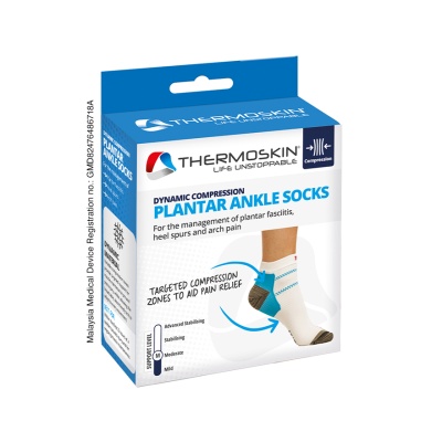 THERMOSKIN - Plantar FXT Compression Socks Size M (1 Pair)