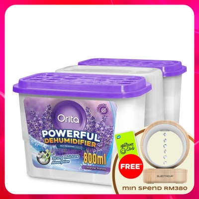 ORITA - Dehumidifier Lavender 3x800ML