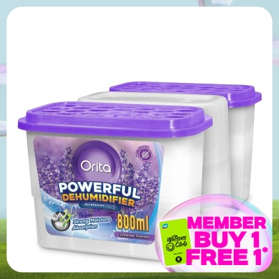 ORITA Dehumidifier Lavender 3x800ML