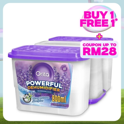 ORITA Dehumidifier Lavender 3x800ML