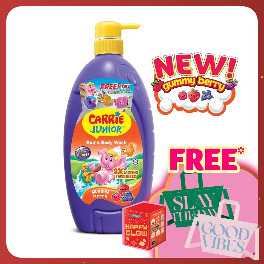 Hair & Body Wash Gummy Berry 1L