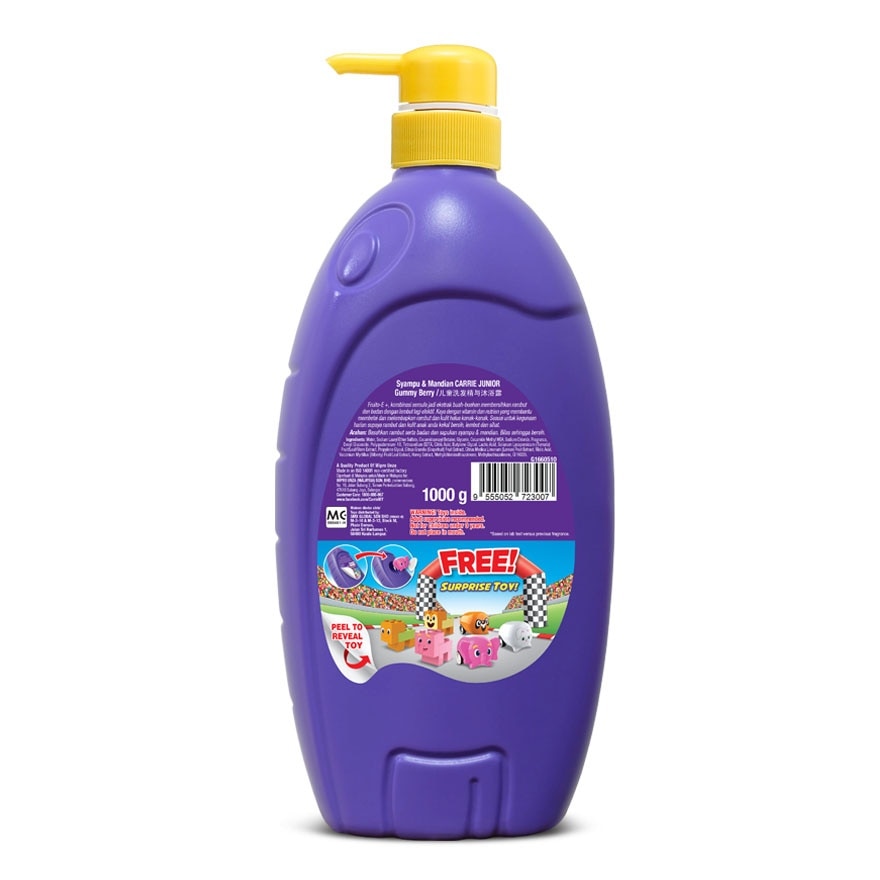 Hair & Body Wash Gummy Berry 1L