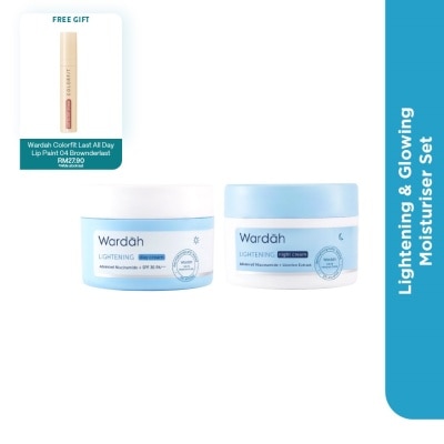 WARDAH Lightening & Glowing Moisturizer Set