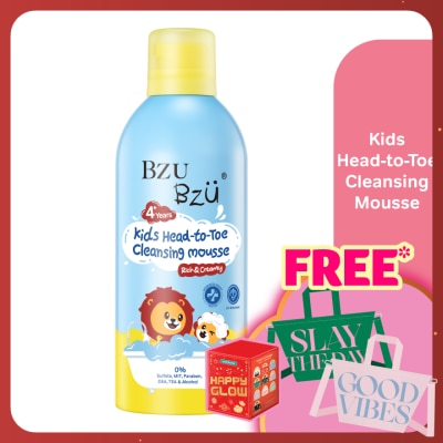 BZU BZU Kids Head-to-Toe Cleansing Mousse 350ML