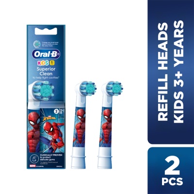 ORAL-B - Kids Spiderman Replacement Brush Head 2s image