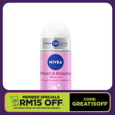 NIVEA Deo Female Pearl & Beauty Shaveless Roll On 50ml