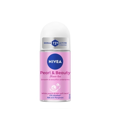 NIVEA - Deodorant Female Pearl & Beauty Shaveless Roll On 50ml