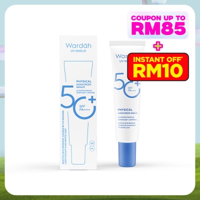 WARDAH UV Shield Physical Sunscreen Serum SPF 50+ PA+++ 30ml
