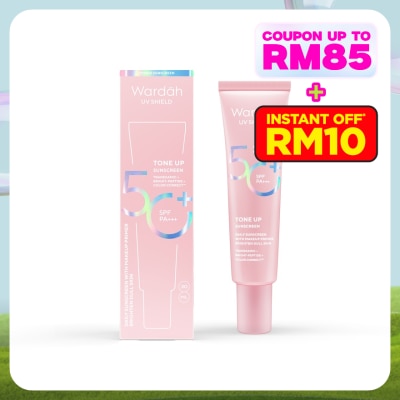 WARDAH UV Shield Tone Up Sunscreen SPF 50+ PA+++ 30 ml