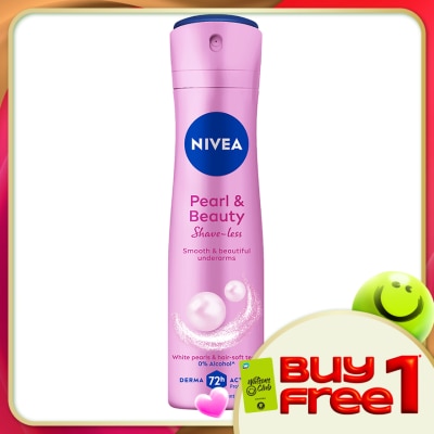 NIVEA - Deodorant Female Pearl & Beauty Shaveless Spray 50ml