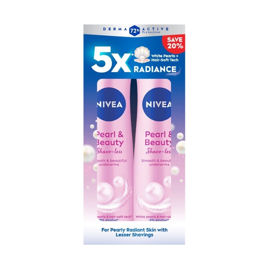 Deodorant Female Pearl & Beauty Shaveless Spray 2 x 150ML