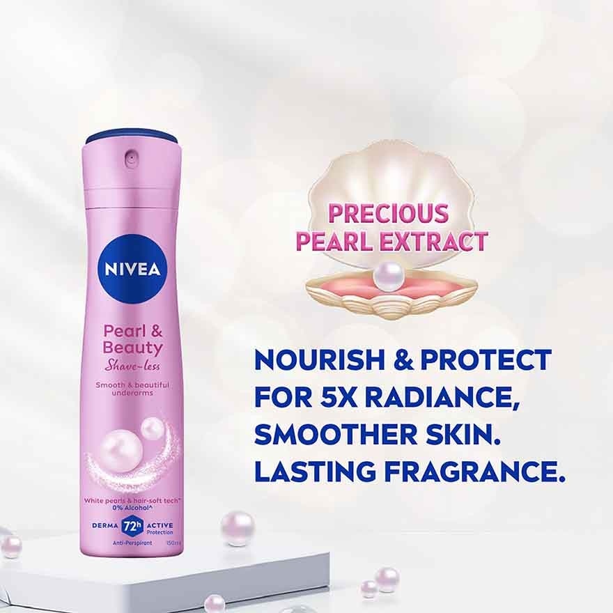 Deodorant Female Pearl & Beauty Shaveless Spray 2 x 150ML