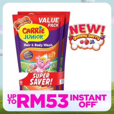 CARRIE JUNIOR Hair & Body Wash Gummy Berry 2x500g
