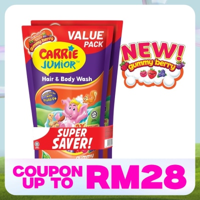 CARRIE JUNIOR Hair & Body Wash Gummy Berry 2x500g