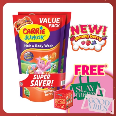 CARRIE JUNIOR Hair & Body Wash Gummy Berry 2x500g