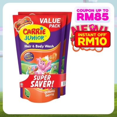 CARRIE JUNIOR Hair & Body Wash Gummy Berry 2x500g