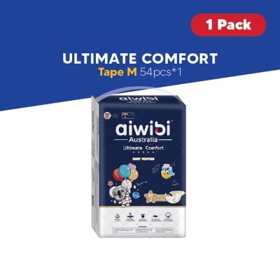 AIWIBI Baby Night Plus Diapers Tape M 54s