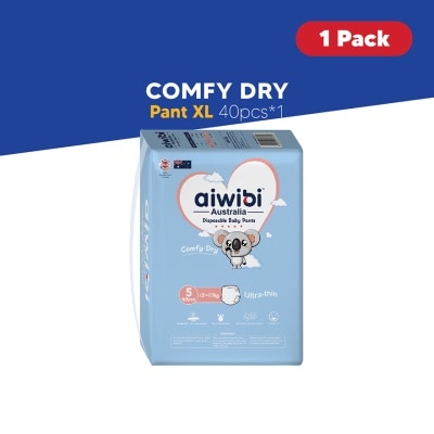 AIWIBI Baby Comfy Dry Diapers Pant XL 40s