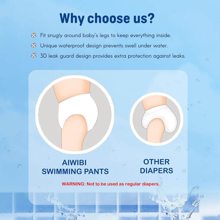 Baby Swimming Diapers Pants XL (1Pack)