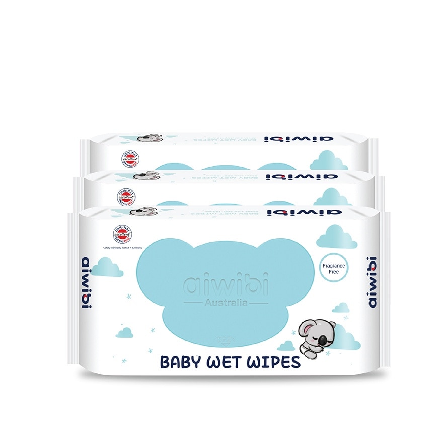 Baby Koala Wet Wipes (Fragrance-Free 80's x 3Pack)