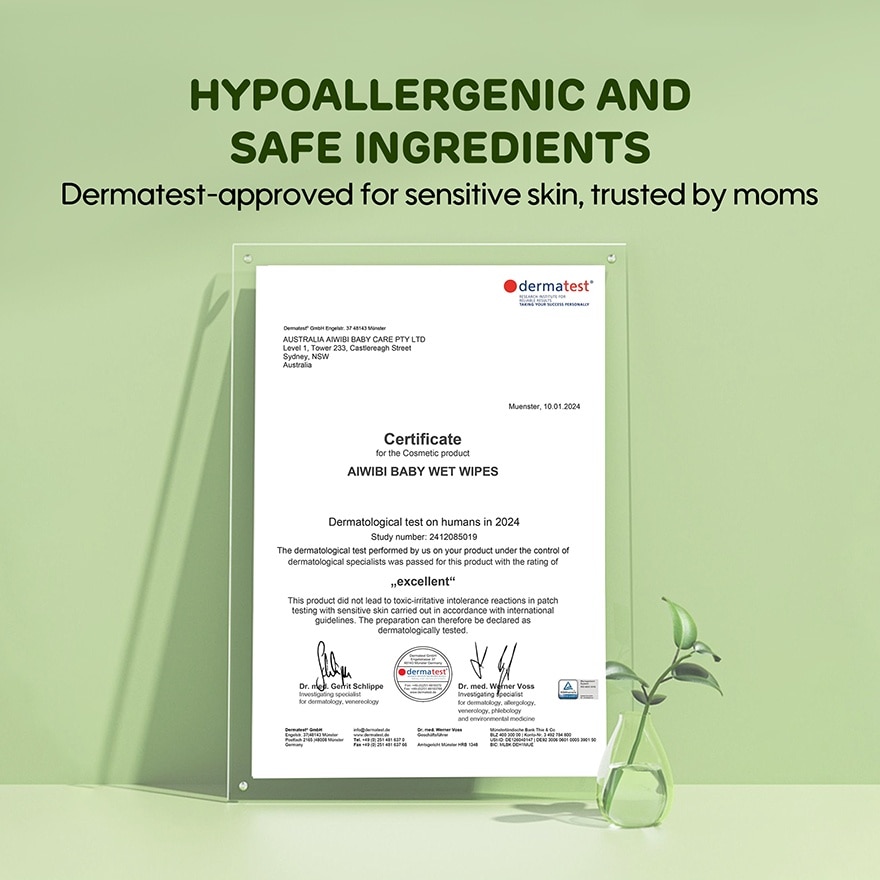 Baby Travel Mini Water Wipes (64's x 1Pack)