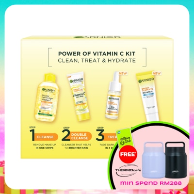 GARNIER - Bright Complete Vitamin C Regime Kit 1s