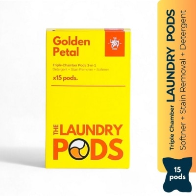 THE LAUNDRY PODS Triple-Chamber Pods - Golden Petals (15s)