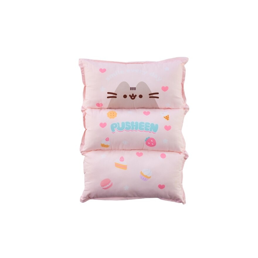 Office Pillow Foldable Pink 1s