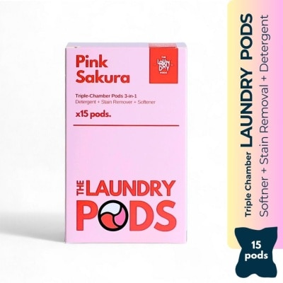 THE LAUNDRY PODS Triple-Chamber Pods - Pink Sakura (15s)