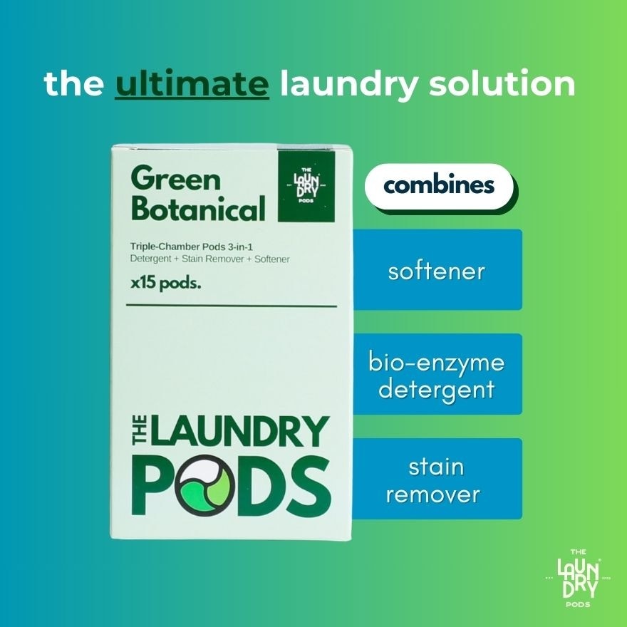 Triple-Chamber Pods - Green Botanica (15s)