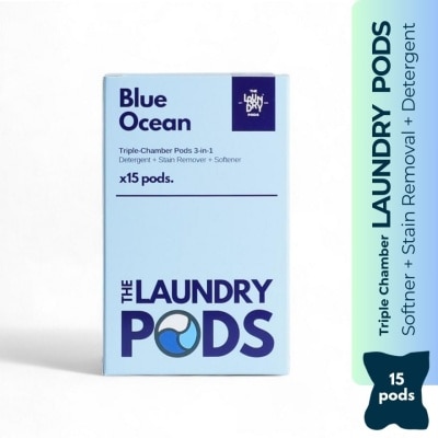 THE LAUNDRY PODS - Triple-Chamber Pods - Blue Ocean (15s)