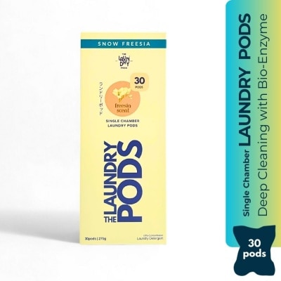 THE LAUNDRY PODS Single-Chamber Pods - Snow Freesia (30s)