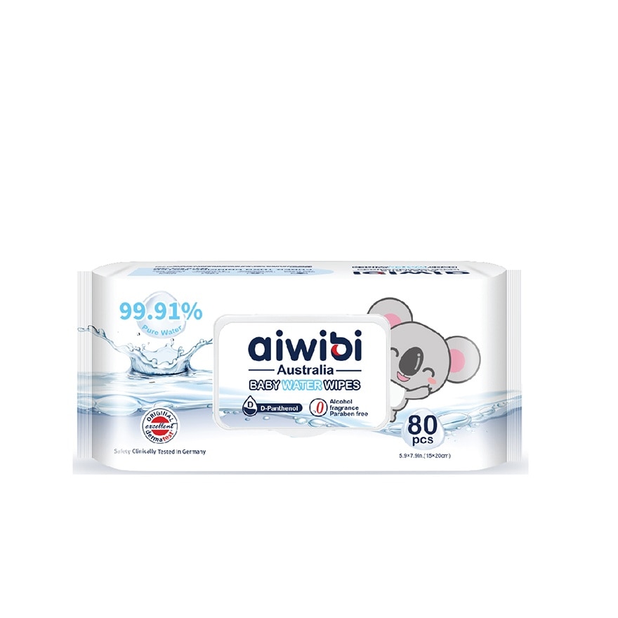 Baby 99.91% Pure Water Wipes (80's x 1Pack)