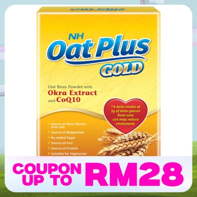 NH Oat Plus Gold - Oat Bran Powder with Okra Extract and CoQ10 30g x 15s