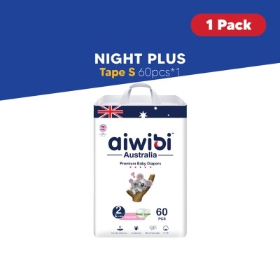 AIWIBI Baby Night Plus Diapers Tape S 60s