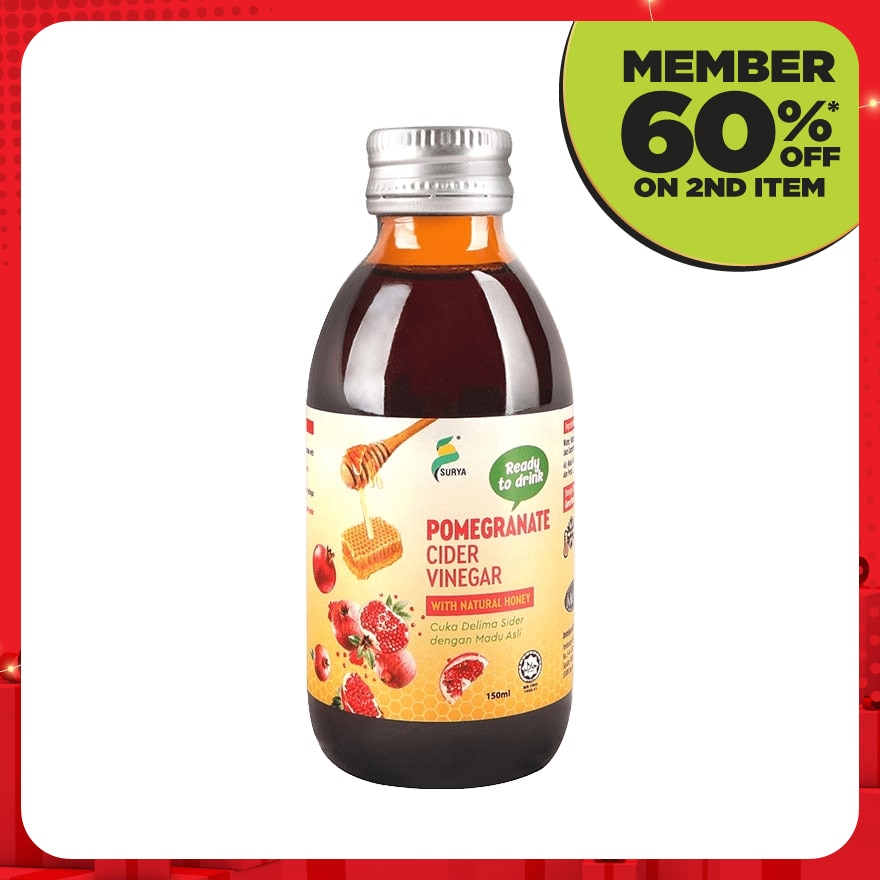 RTD Pomegranate Cider Vinegar 150ml