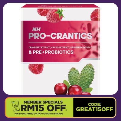 NH Pro-Crantics & Pre+Probiotics 12g x 12s