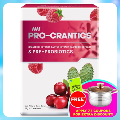 NH - Pro-Crantics & Pre+Probiotics 12g x 12s