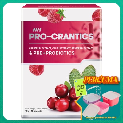 NH - Pro-Crantics & Pre+Probiotics 12g x 12s