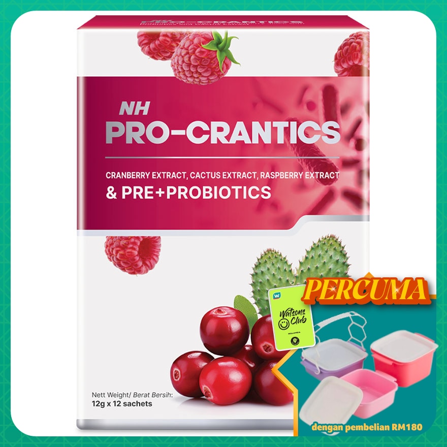 Pro-Crantics & Pre+Probiotics 12g x 12s