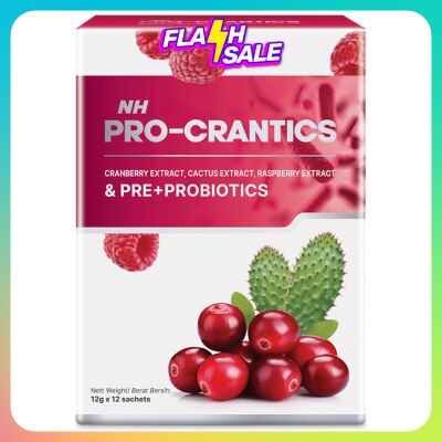NH Pro-Crantics & Pre+Probiotics 12g x 12s