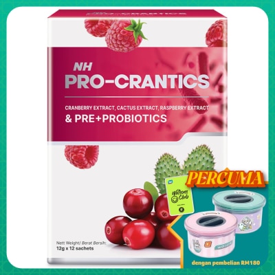 NH Pro-Crantics & Pre+Probiotics 12g x 12s
