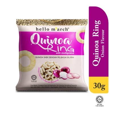 HELLO MARCH Quinoa Ring Onion Flavour 30g